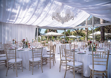 How to style an event marquee