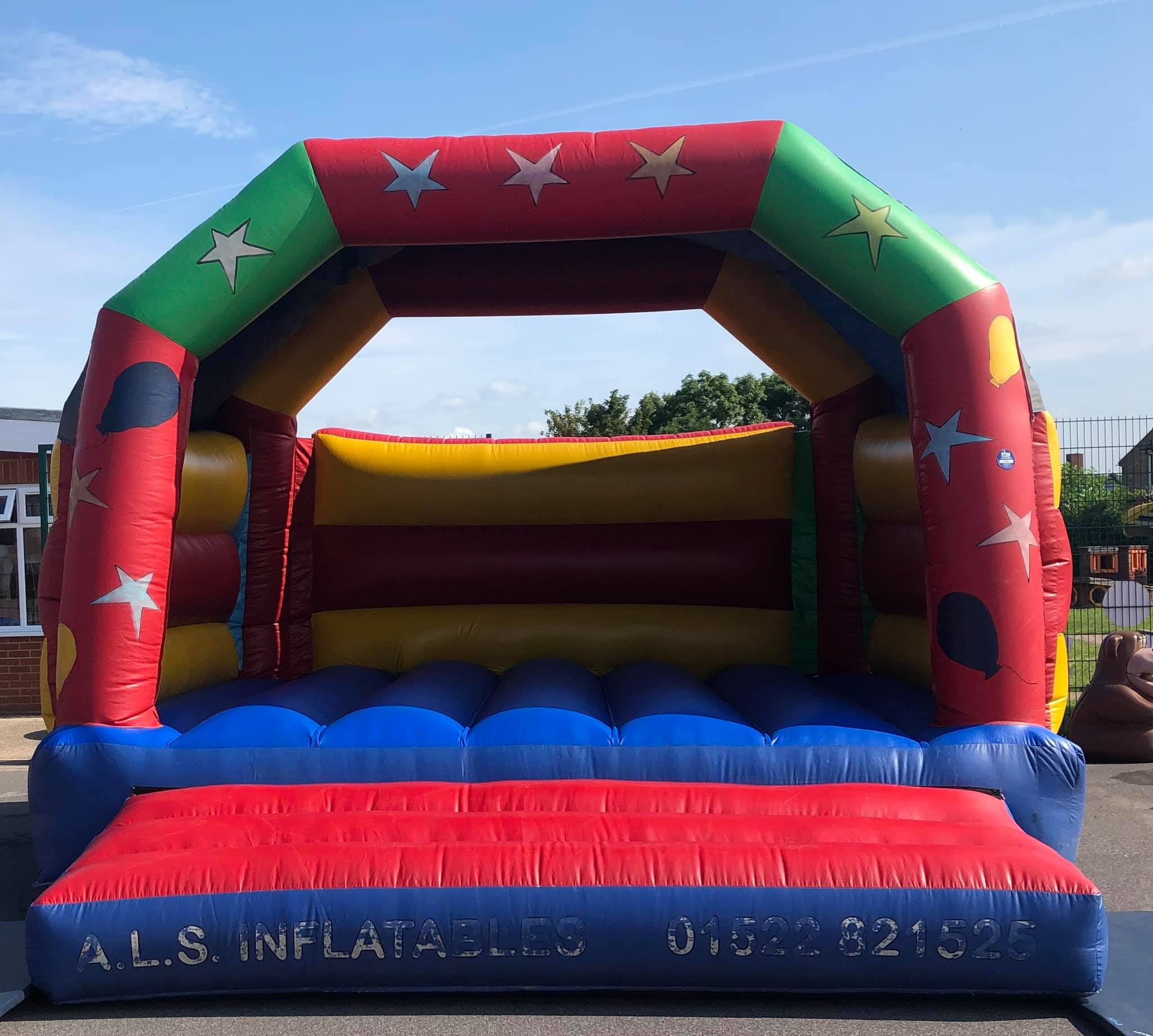 Main image for Balloons & Stars Adult Bouncy Castle